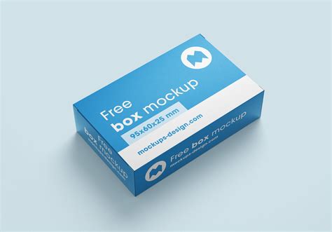 paper box mockup free download